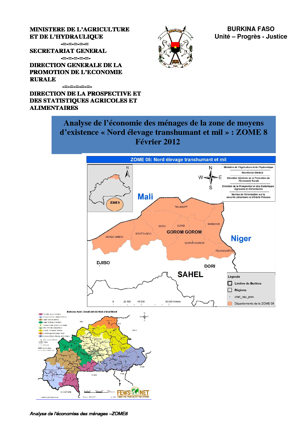 Profil Burkina Faso - ZOME 8 - Fevrier 2012