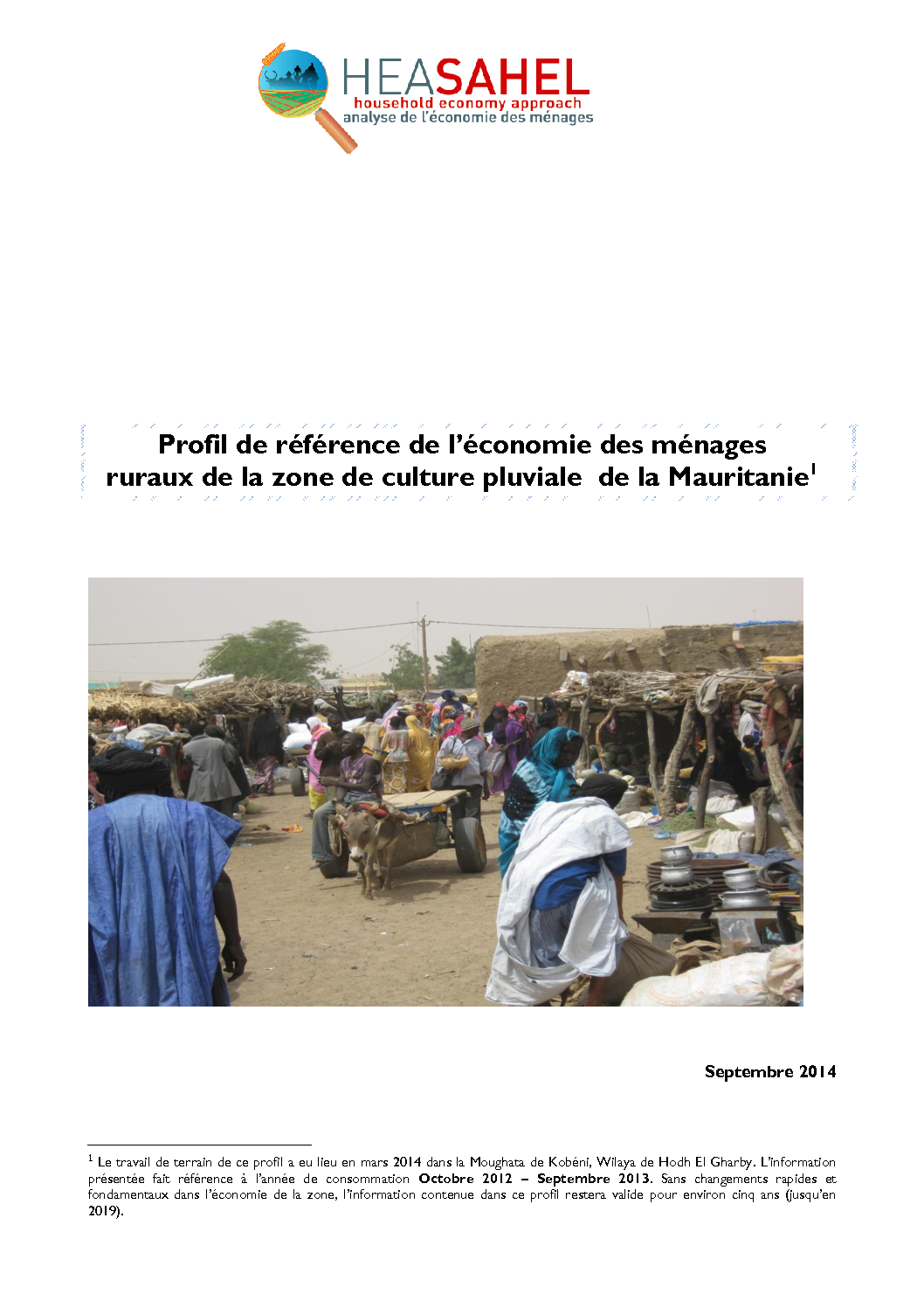 Profil Mauritanie - MR 09 - Culture pluviale - Septembre 2014