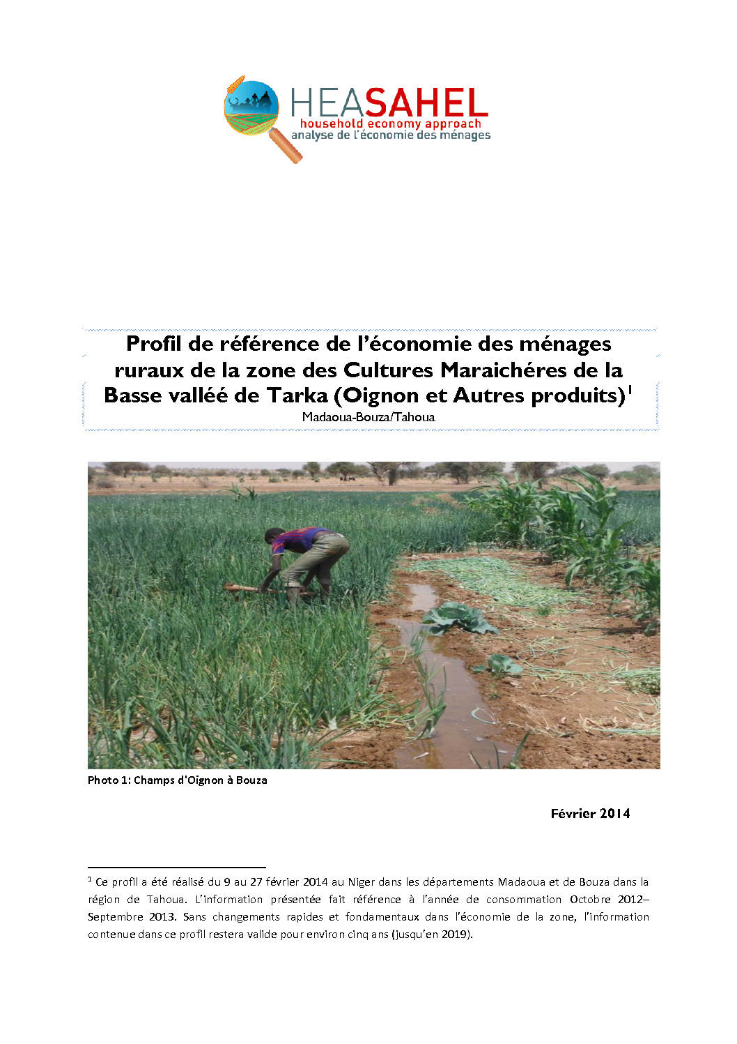 Profil Niger - NE 07 - Vallee Tarka - Fevrier 2014