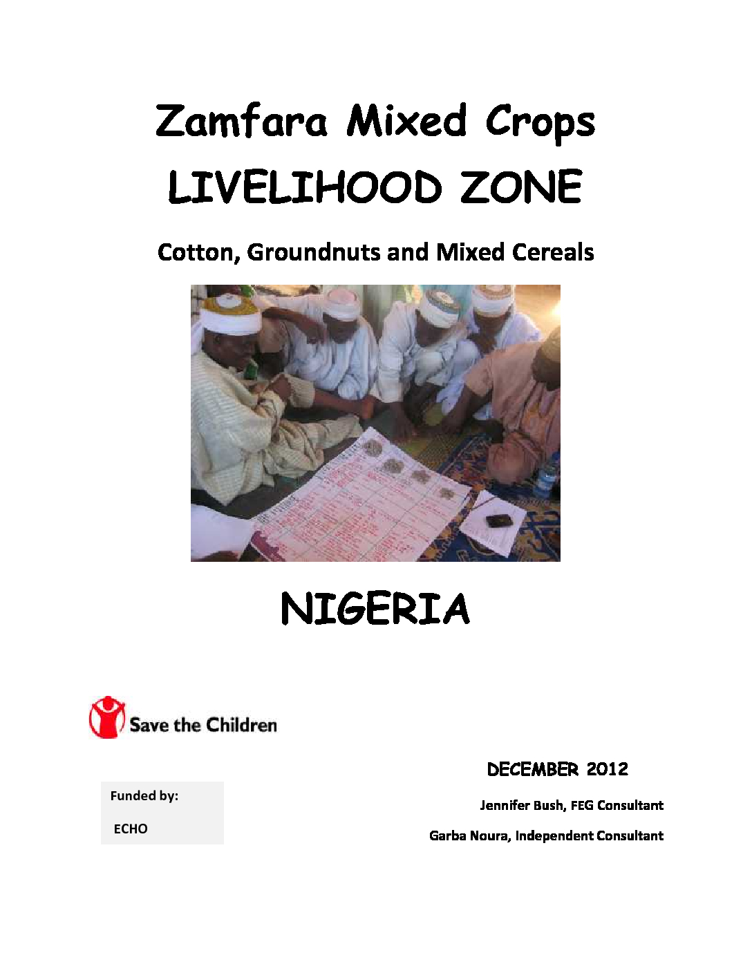 Baseline Nigeria - NG 08 - Zamfara - Decembre 2012