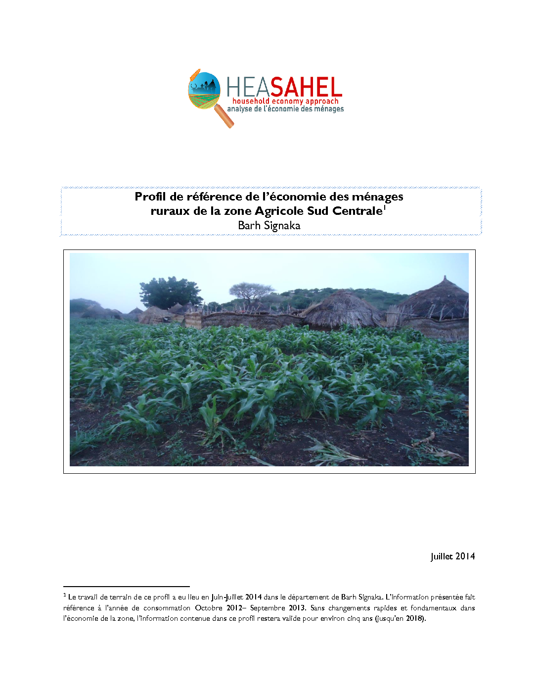 Profil Tchad - TD 03 - Barh Signala - July 2014