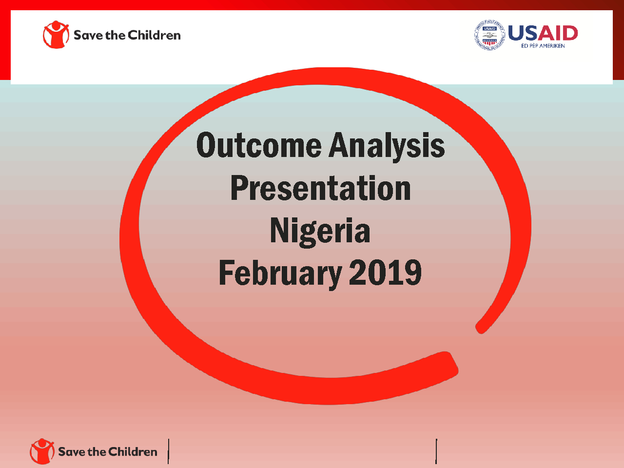 Outcome Analysis Result Presentation - Nigeria - March 2019